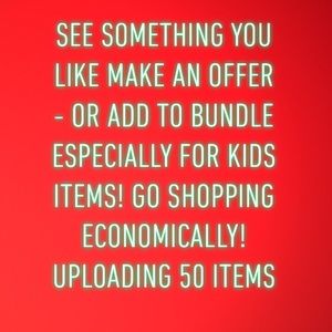 Make offers - or add to bundles!!